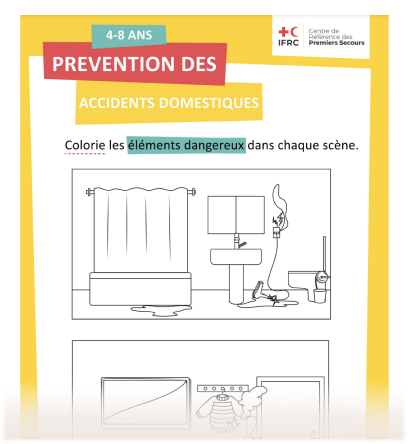 First Aid Activity Sheets - Ages 4-8 years