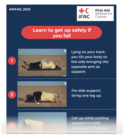 Learn to Get Up Safely If You Fall