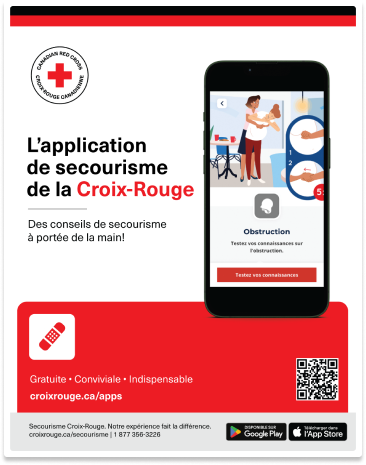 Red Cross First Aid App Poster